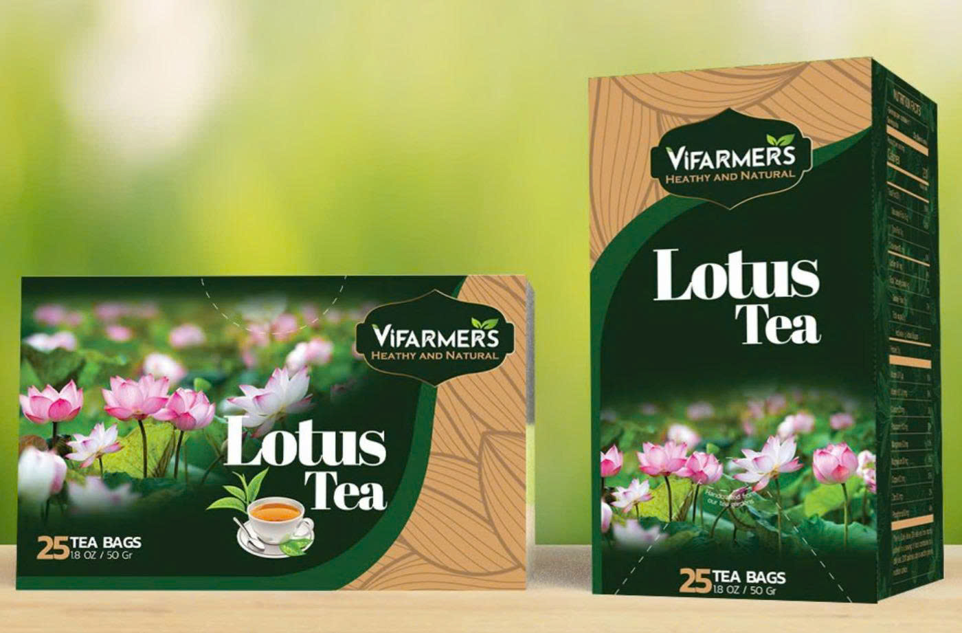 Trà sen túi lọc Vifarmers