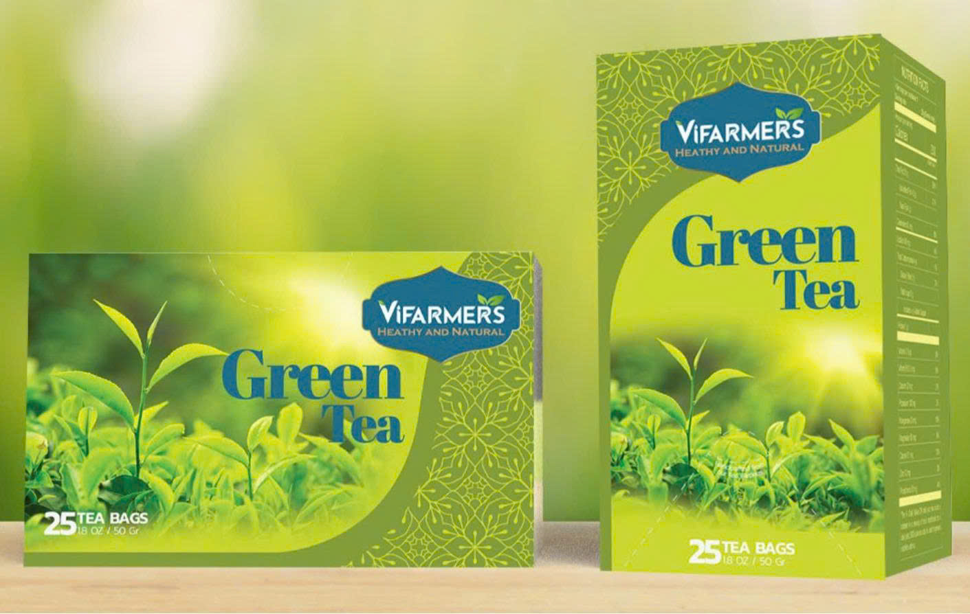 Trà xanh túi lọc Vifarmers