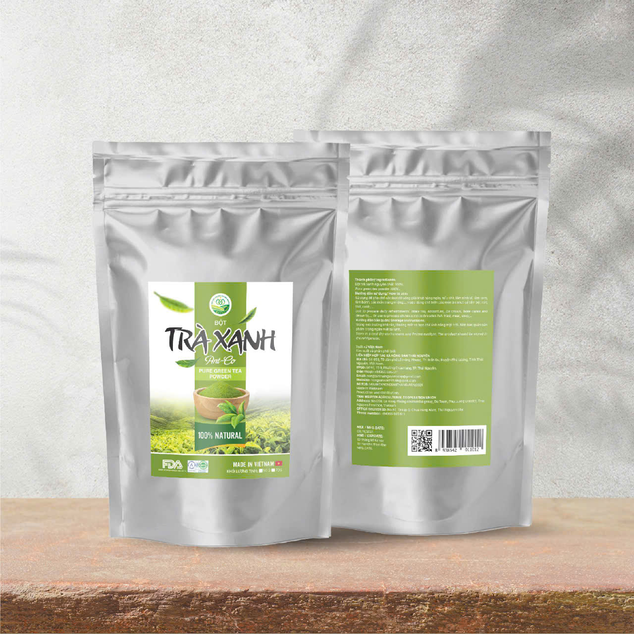 Pure Green Tea Powder